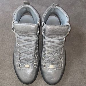 Balenciaga Arena Hightop Sneakers - Gray